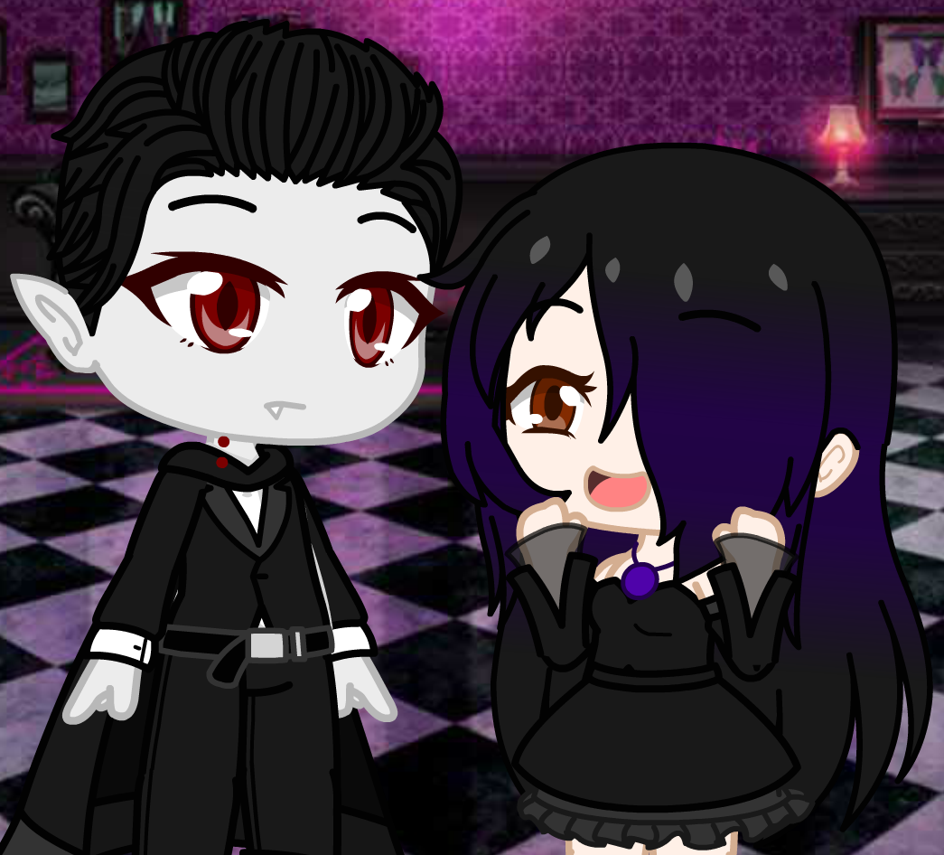 Werewolf And Vampire Couple (Gacha Club) by ArwenTheCuteWolfGirl on  DeviantArt