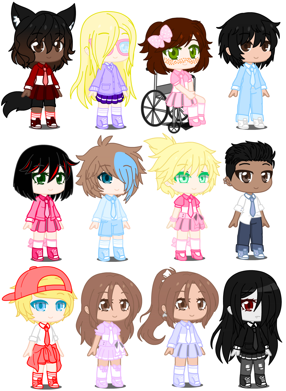 Gacha Ouftits/Ocs