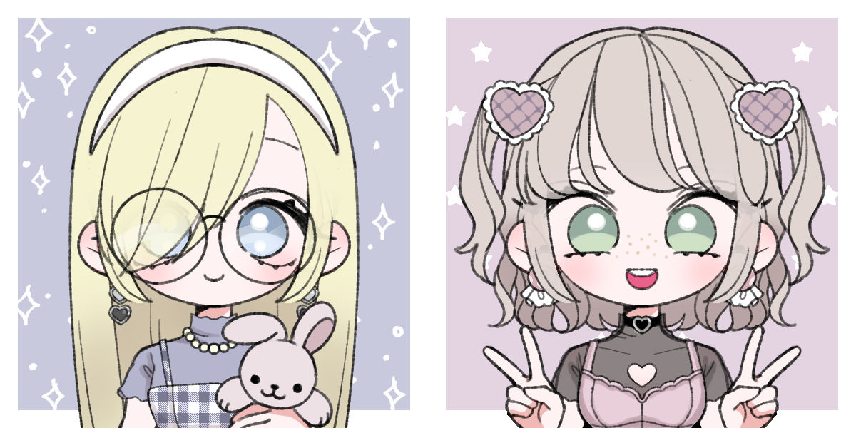 Nicole And Elise In Picrew 10 by ArwenTheCuteWolfGirl on DeviantArt