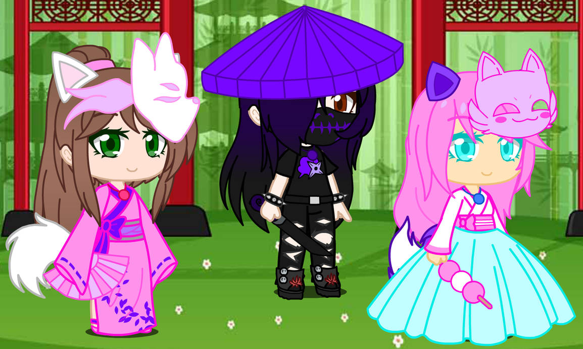 My Girls Japanese Outfits (Gacha Club) by ArwenTheCuteWolfGirl on