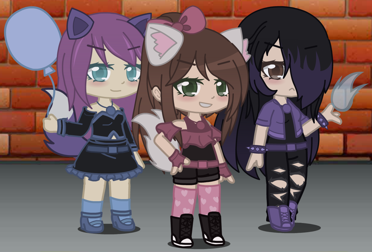 Just My Mean Girl Oc's (Gacha Club) by ArwenTheCuteWolfGirl on