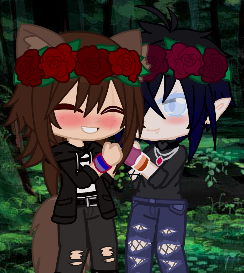 Werewolf And Vampire Couple (Gacha Club) by ArwenTheCuteWolfGirl on  DeviantArt