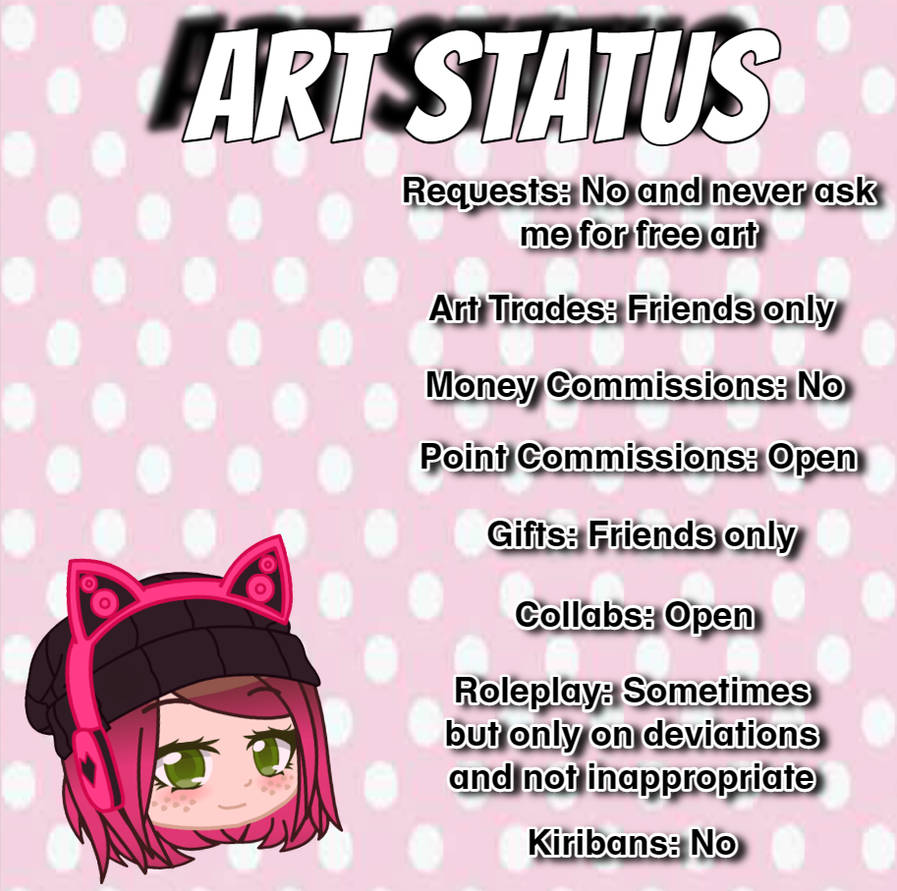 My Art Status by ArwenTheCuteWolfGirl on DeviantArt