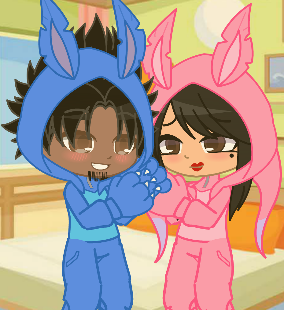 Angel Flashbacks (Flashback) Stitch And Angel (Gacha Club) by ArwenTheCuteWolfGirl on ...