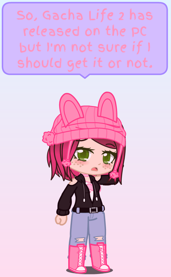 Gacha life 2 came out so I remade my OC Lucille!!