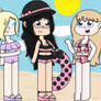 Four Girls At The Beach