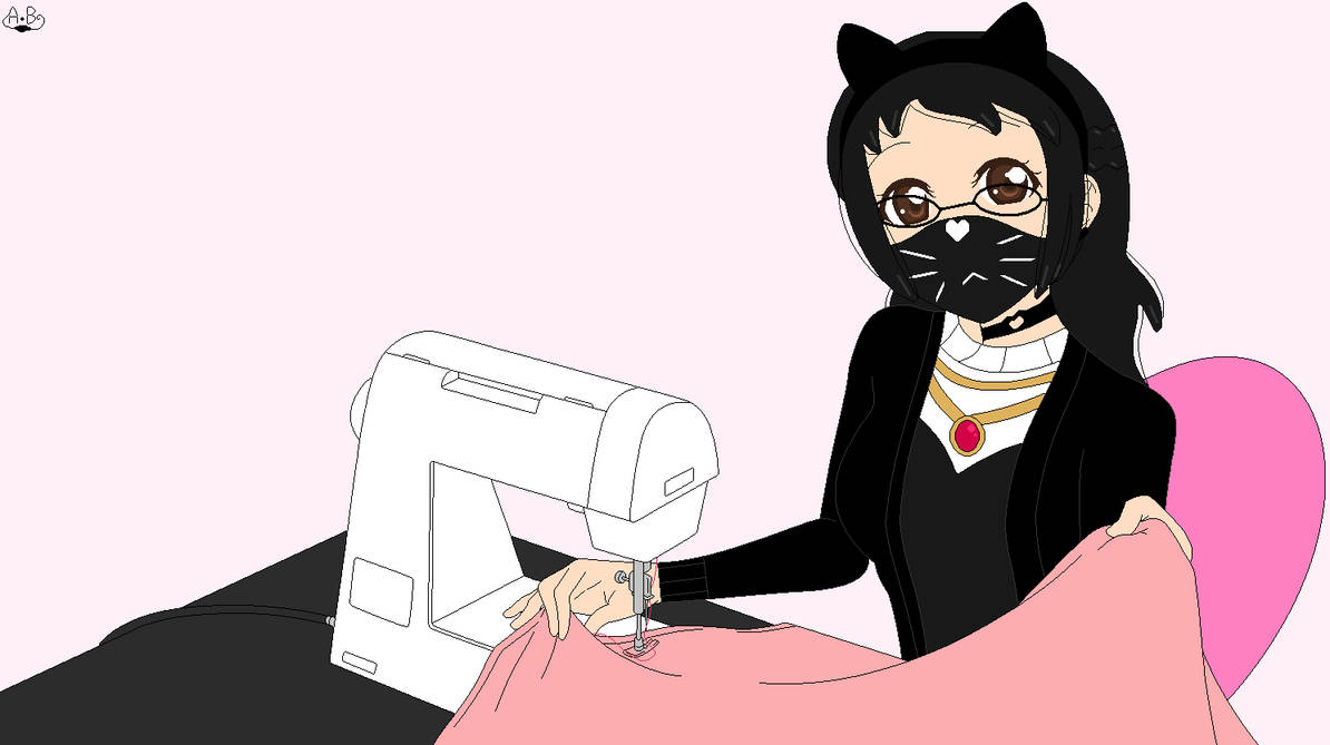 Sew Deviantart Valerie With A Sewing Machine by ArwenTheCuteWolfGirl on DeviantArt