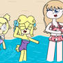 Splashing In The Sea