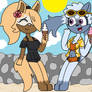 Whisper And Tangle With Ice Cream
