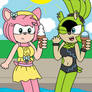 Amy Rose And Surge
