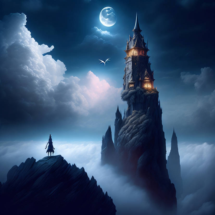 A Wizard's Tower on a Mountaintop 1 by mrakoz on DeviantArt