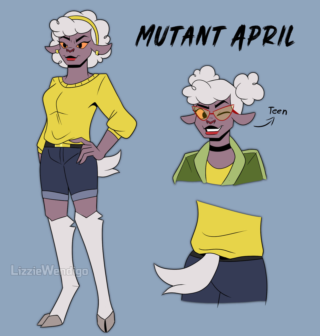 April Rottmnt Birthday ROTTMNT: Mutant April O Neil by Lizzie-Wendigo on DeviantArt