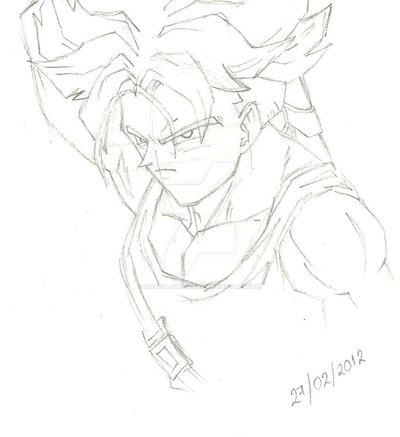 dragon Ball - trunks a lapiz by Isabellamexicana on DeviantArt dragon Ball - trunks a lapiz by Isabellamexicana on DeviantArt