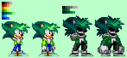 Custom Sonic Sprites! by Blurzapper on Newgrounds