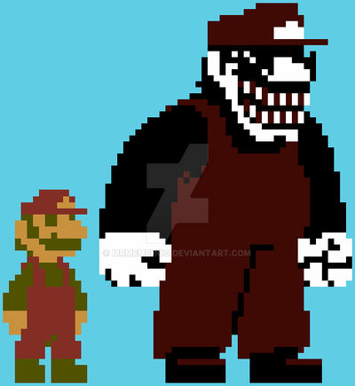 Horrorbrew Mario (NES Style/Horrorbrew) MX + False Hero by MrMemehog on DeviantArt