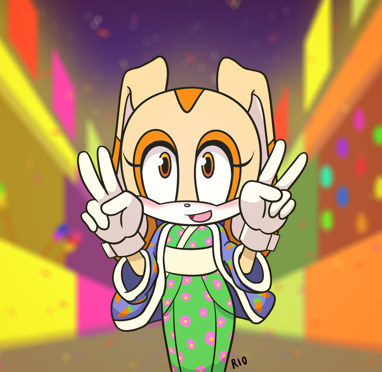 Cream Rabbit Ballet Deviantart Festival Cream the Rabbit by Riod7 on DeviantArt