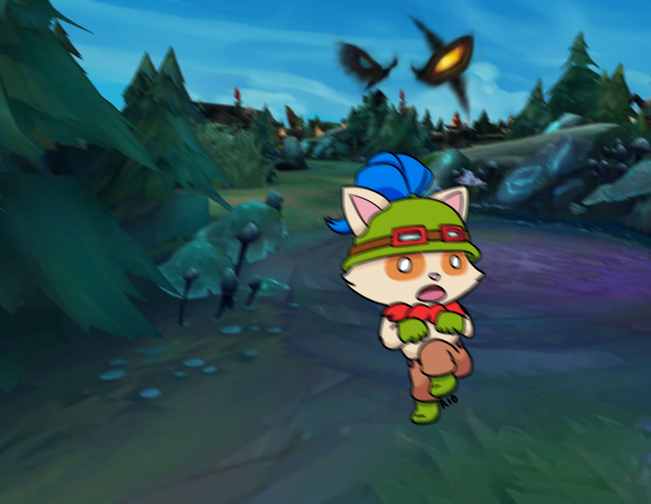 Rengar ult by Riod7 on DeviantArt