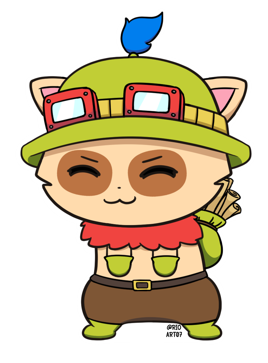 Teemo sticker! by Riod7 on DeviantArt