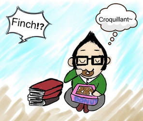 Finch enjoy croquillant