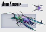 Alien Starship by Nassima-Amir