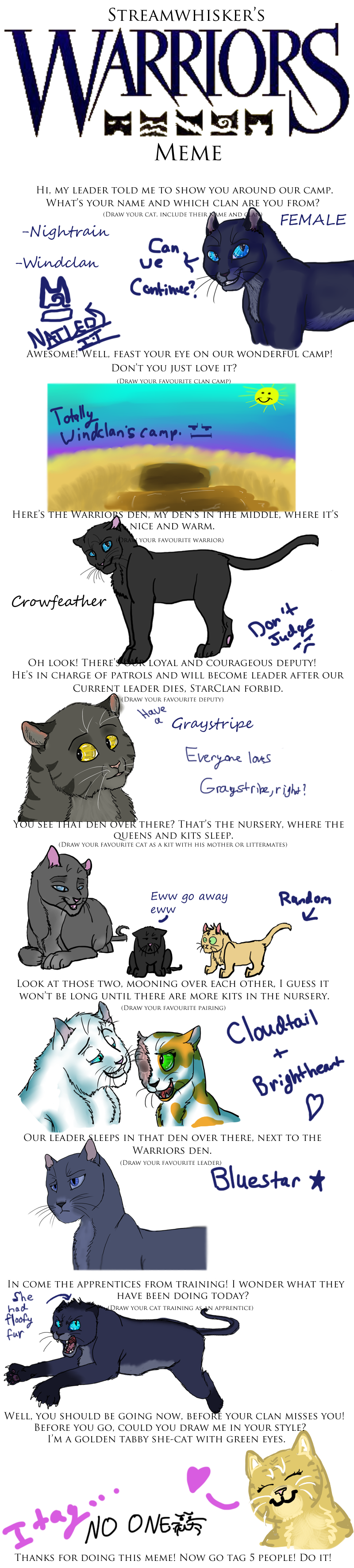Warrior Cats Meme By Roguedoodler On Deviantart Warrior Cats Meme By Roguedoodler On Deviantart