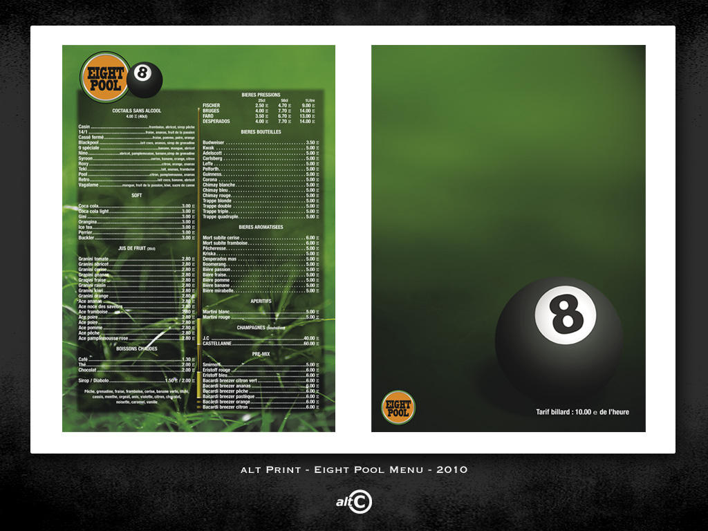 alt Print : EIGHT POOL bar - Menu by ALTERNATIVE-CREATION on DeviantArt