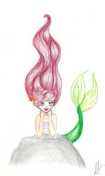 Ariel Coloured Pencil-1