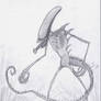 Xenomorph (Tim Burton Style)