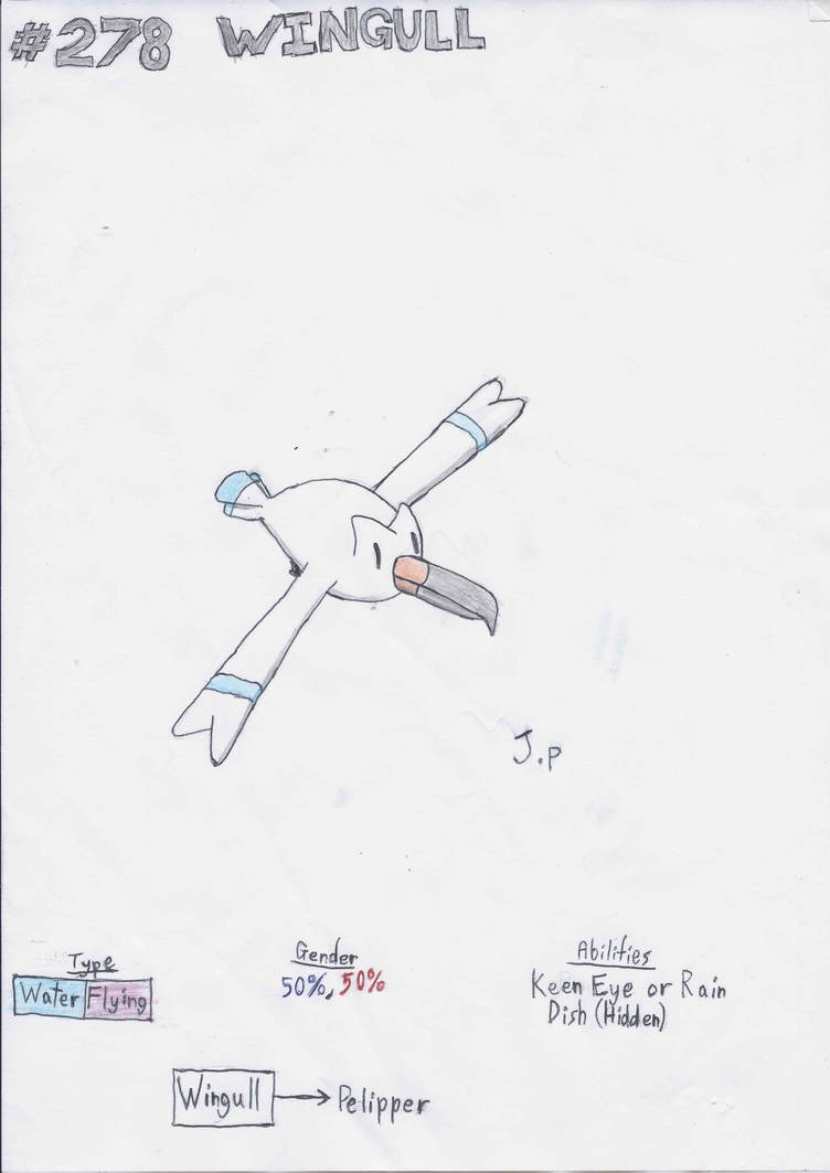 Wingull by Nostromo-Cult on DeviantArt