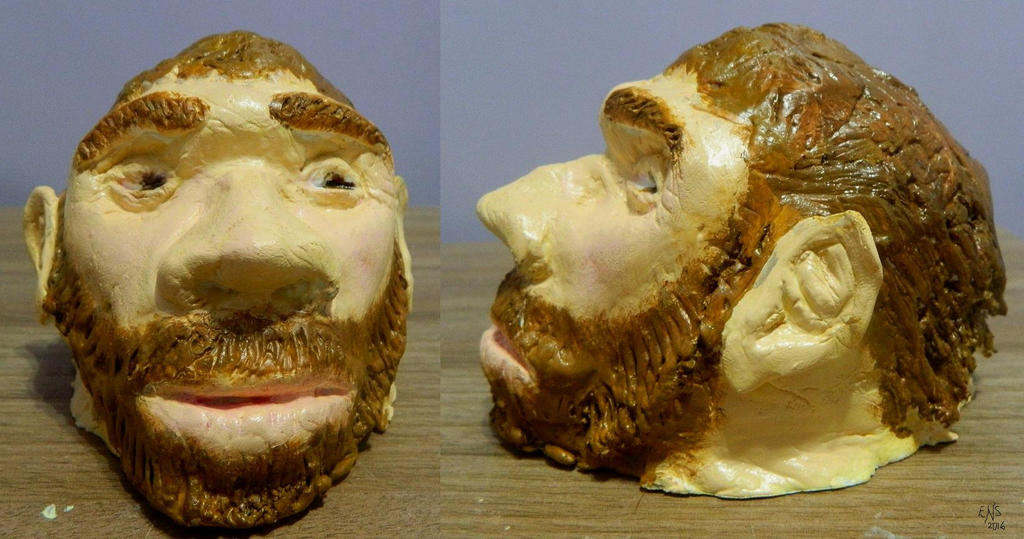 Head of a Neanderthal Man by EderNogueira on DeviantArt