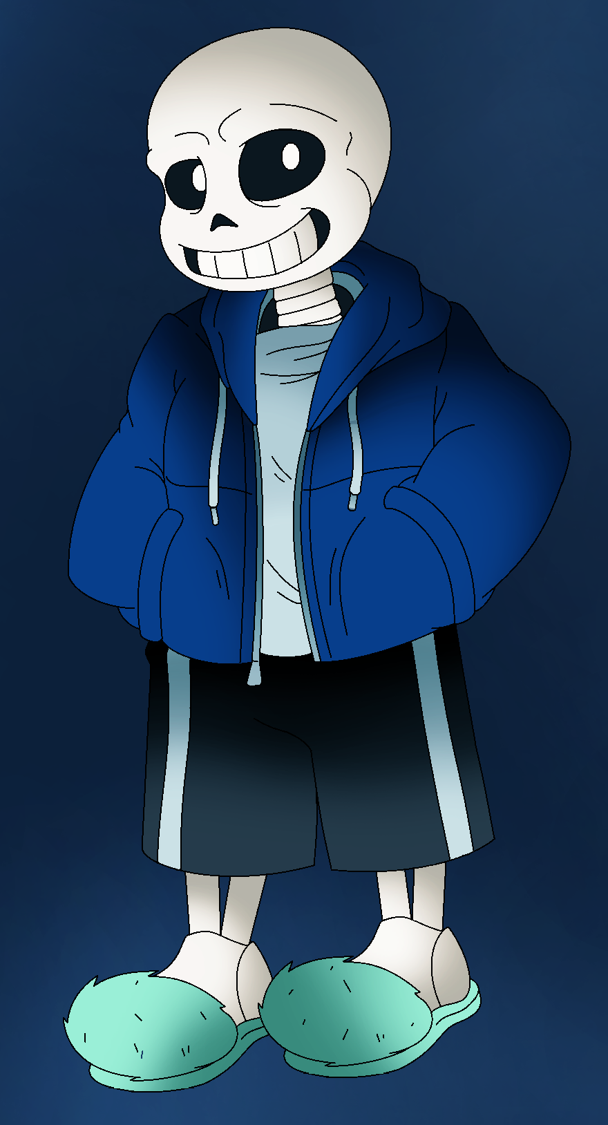 Undertale - Sans The Skeleton by CrystalAzimuth on DeviantArt