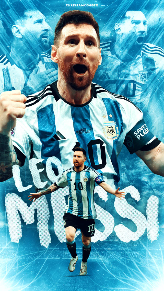 Lionel Messi - Argentina Wallpaper 2022 by ChrisRamos4GFX on ...