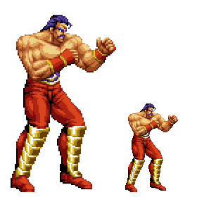 Wolfgang Krauser (Fatal Fury 2) [KOF Style] by BlizzardC1000 on DeviantArt