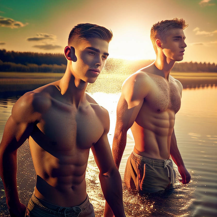Boys Swimming 01 by cadencez on DeviantArt