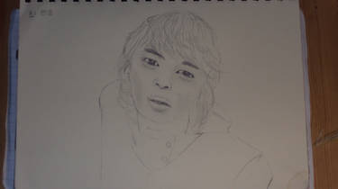 Photo of Drawing Of Choi Minho unfinished