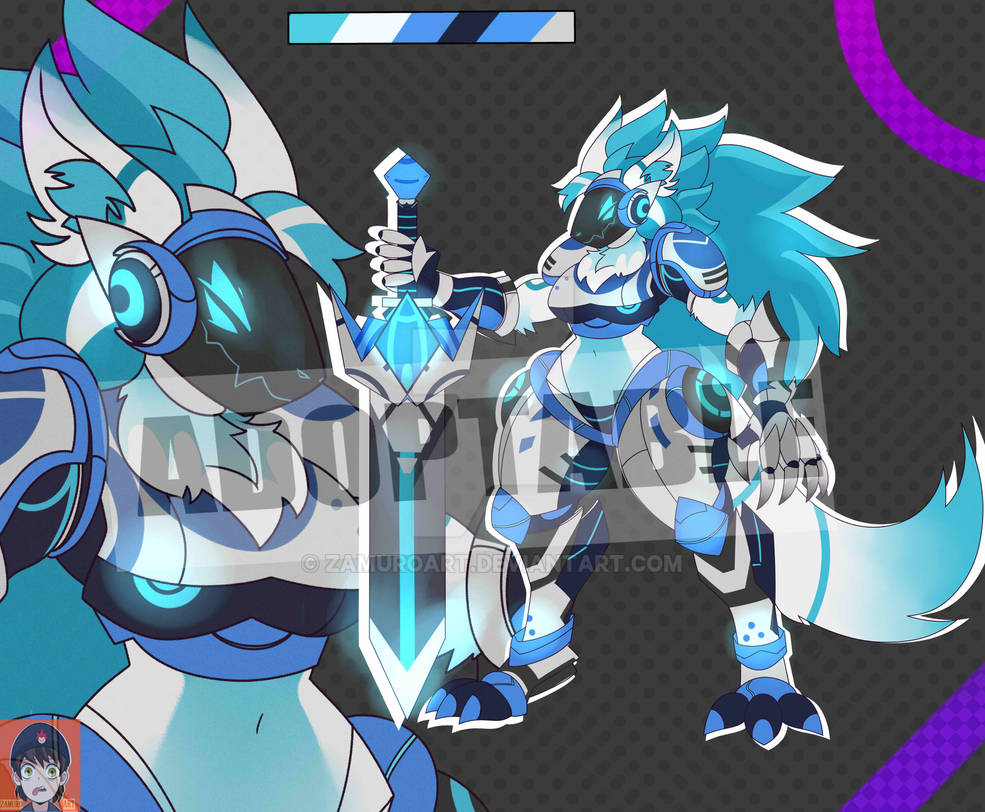 Protogen Omega Zero Protogen Zero (Sold) by Zamuroart on DeviantArt