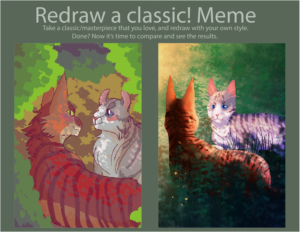 Meme Rerest Repainted redraw meme by catmaroon on DeviantArt