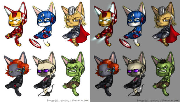 Avengers Cats