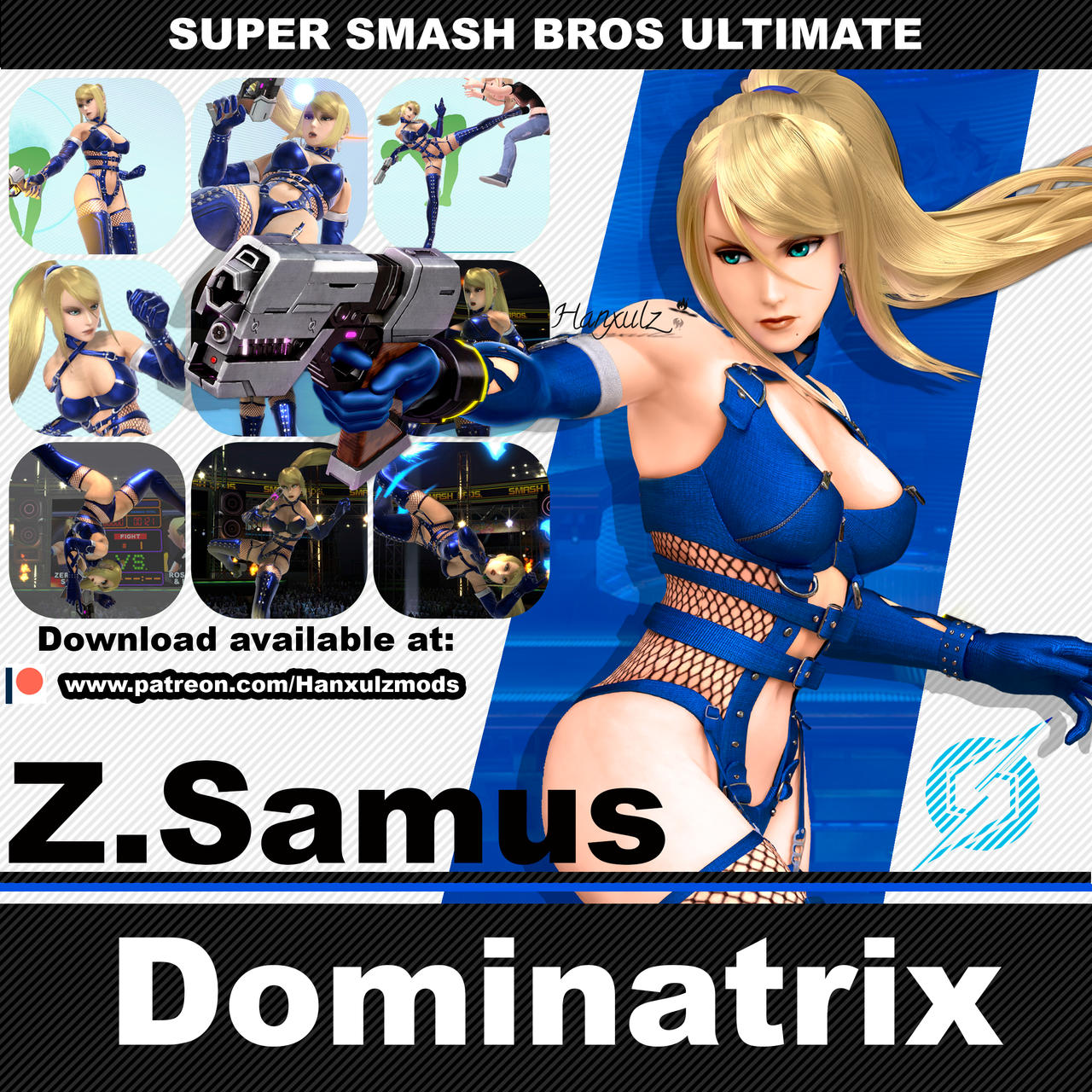 SSBU Mod: Zero Suit Samus (Dominatrix) by Hanxulz on DeviantArt SSBU Mod: Zero Suit Samus (Dominatrix) by Hanxulz on DeviantArt