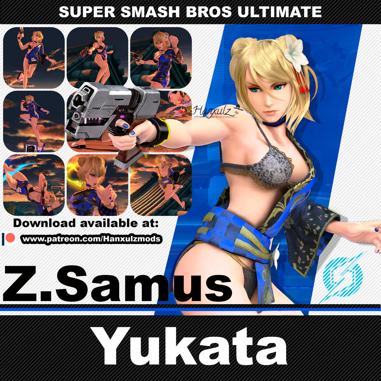 SSBU Mod: Zero Suit Samus (Yukata) by Hanxulz on DeviantArt SSBU Mod: Zero Suit Samus (Yukata) by Hanxulz on DeviantArt