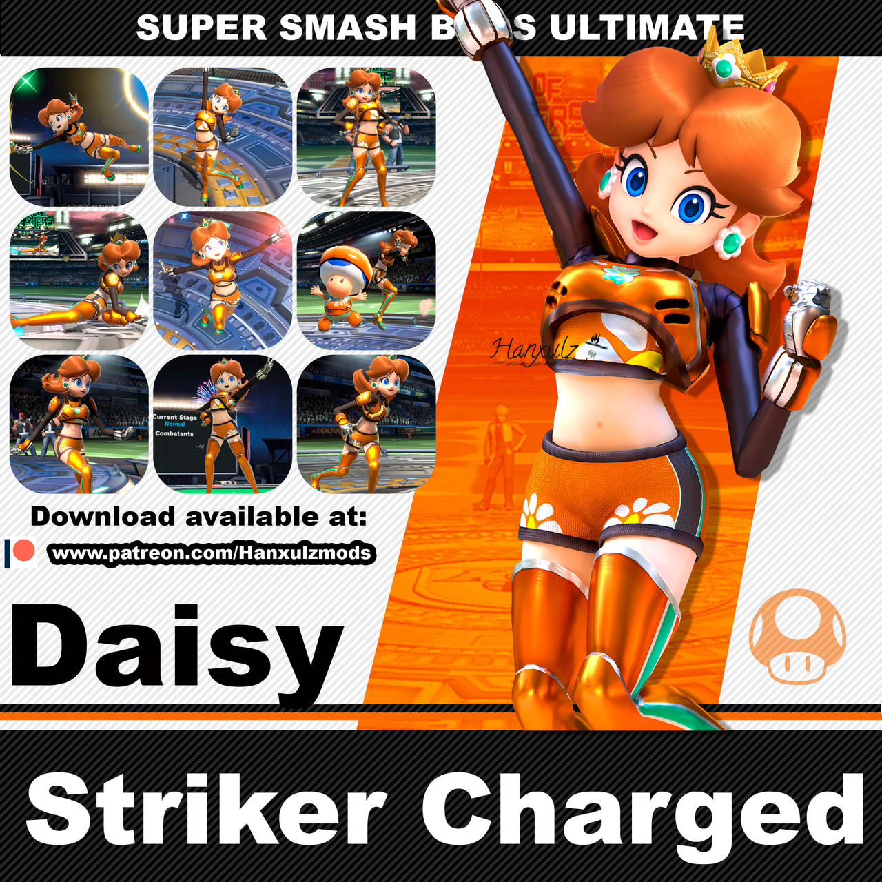Daisy (Surfer) [Super Smash Bros. Ultimate] [Mods]