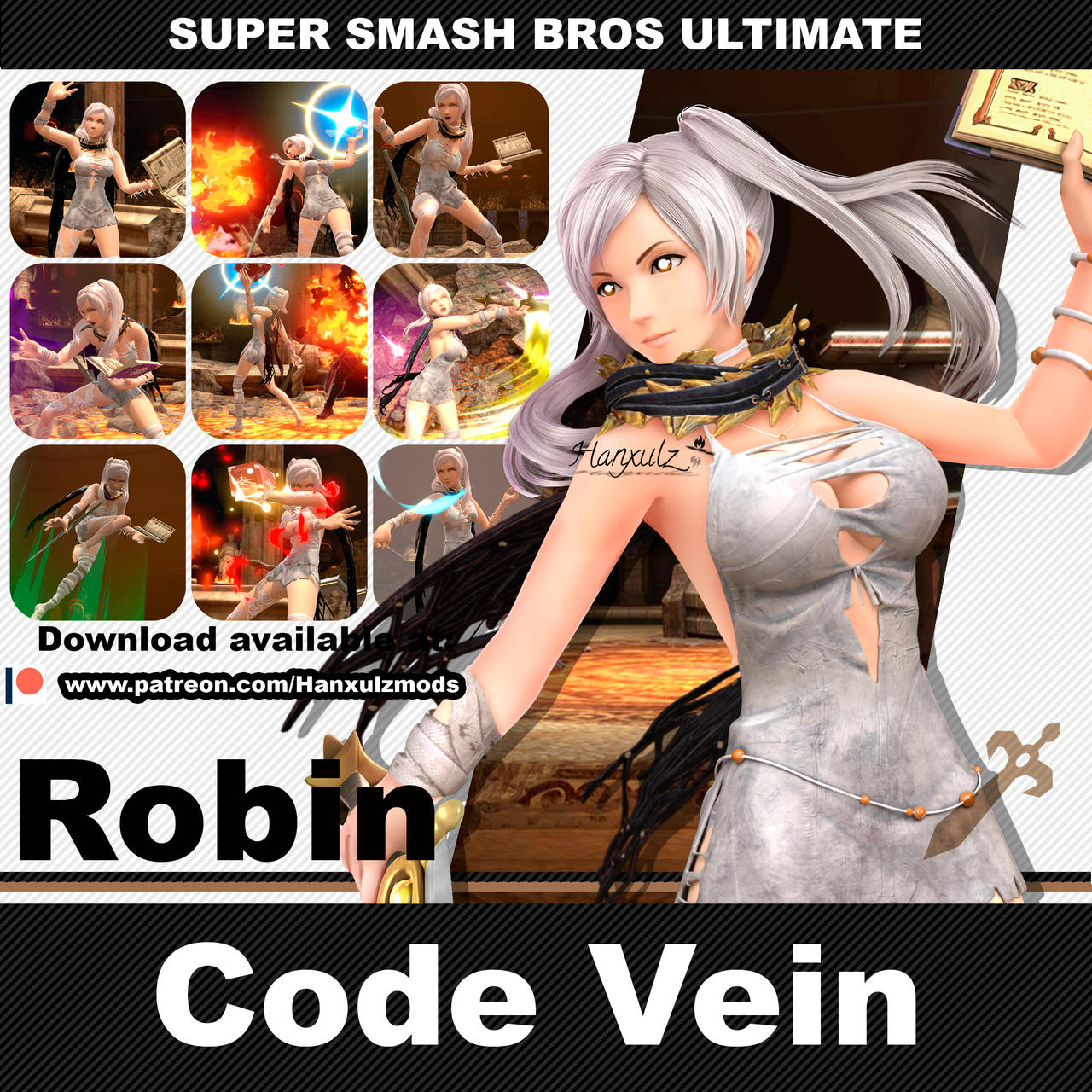 SSBU Mod: F.Robin (Code Vein) by Hanxulz on DeviantArt