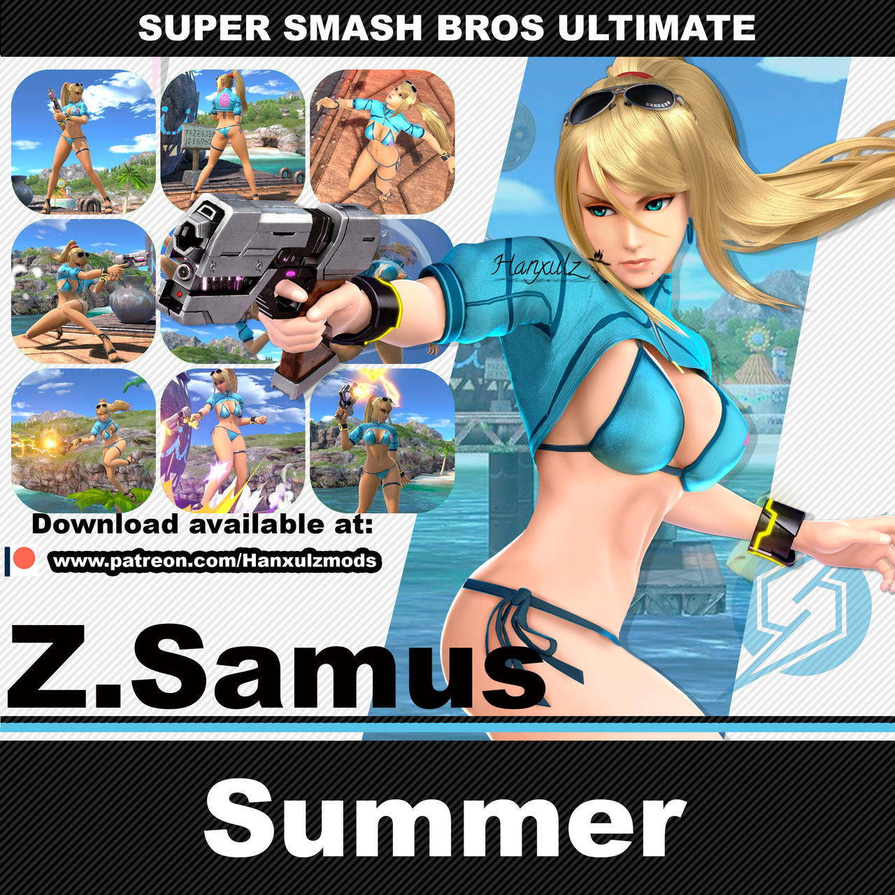 SSBU Mod:Z.Samus (Summer) by Hanxulz on DeviantArt SSBU Mod:Z.Samus (Summer) by Hanxulz on DeviantArt