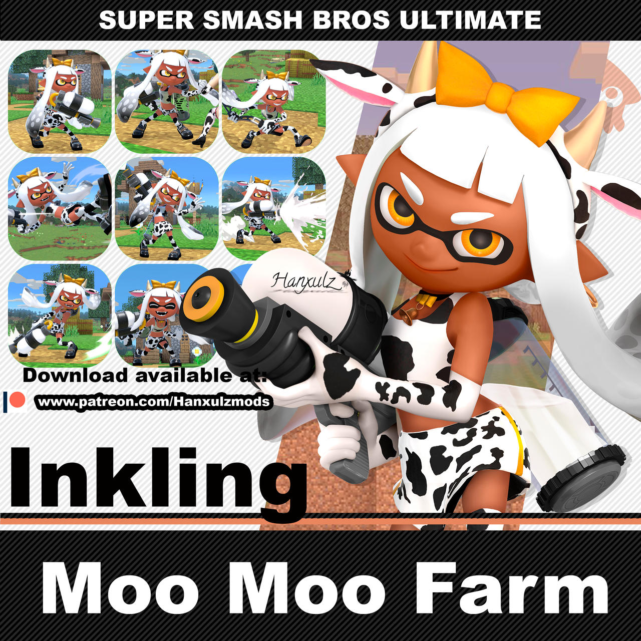 SSBU Mod: Inkling (Moo Moo Farm) by Hanxulz on DeviantArt