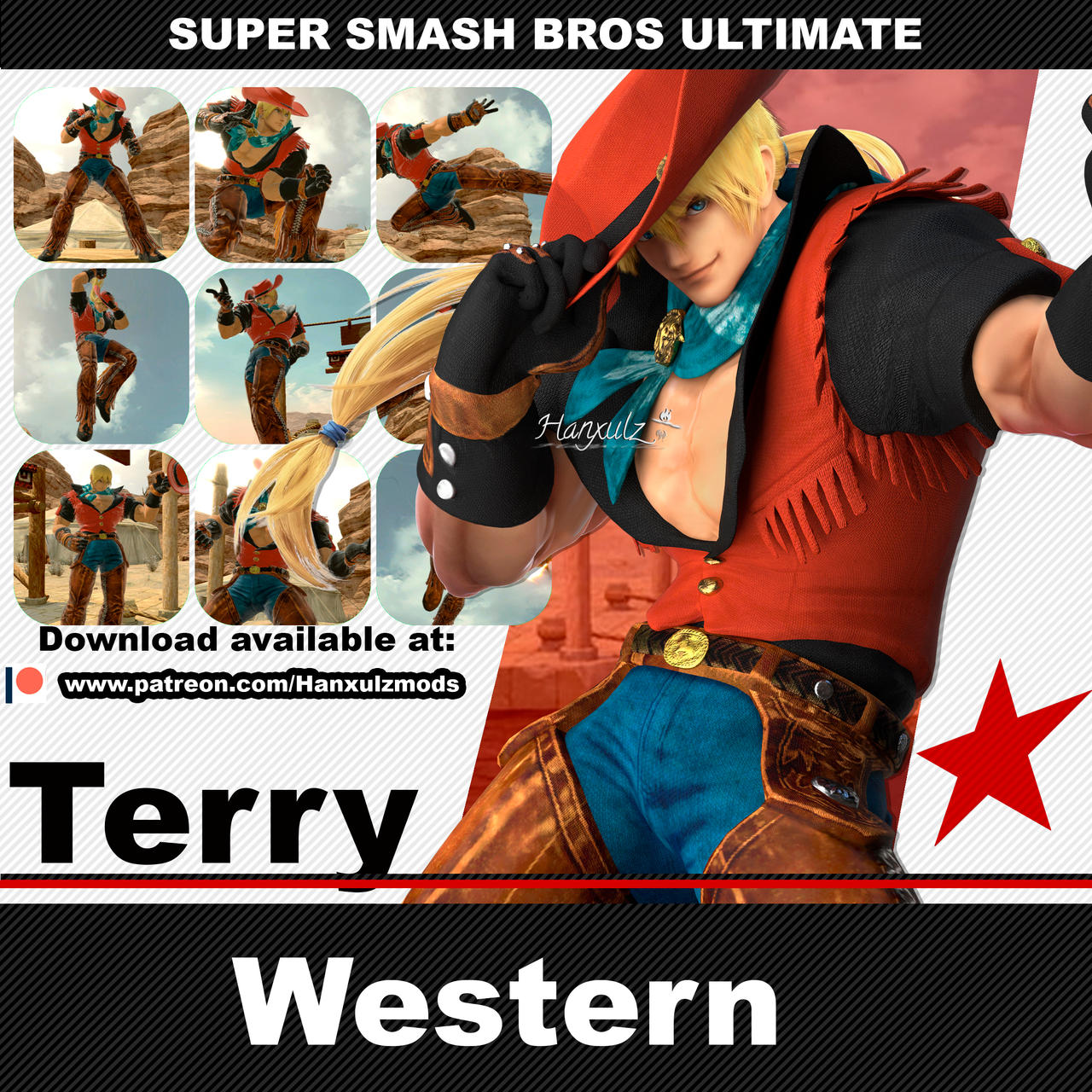 Terry Smash Mod SSBU Mod: Terry (Western) by Hanxulz on DeviantArt