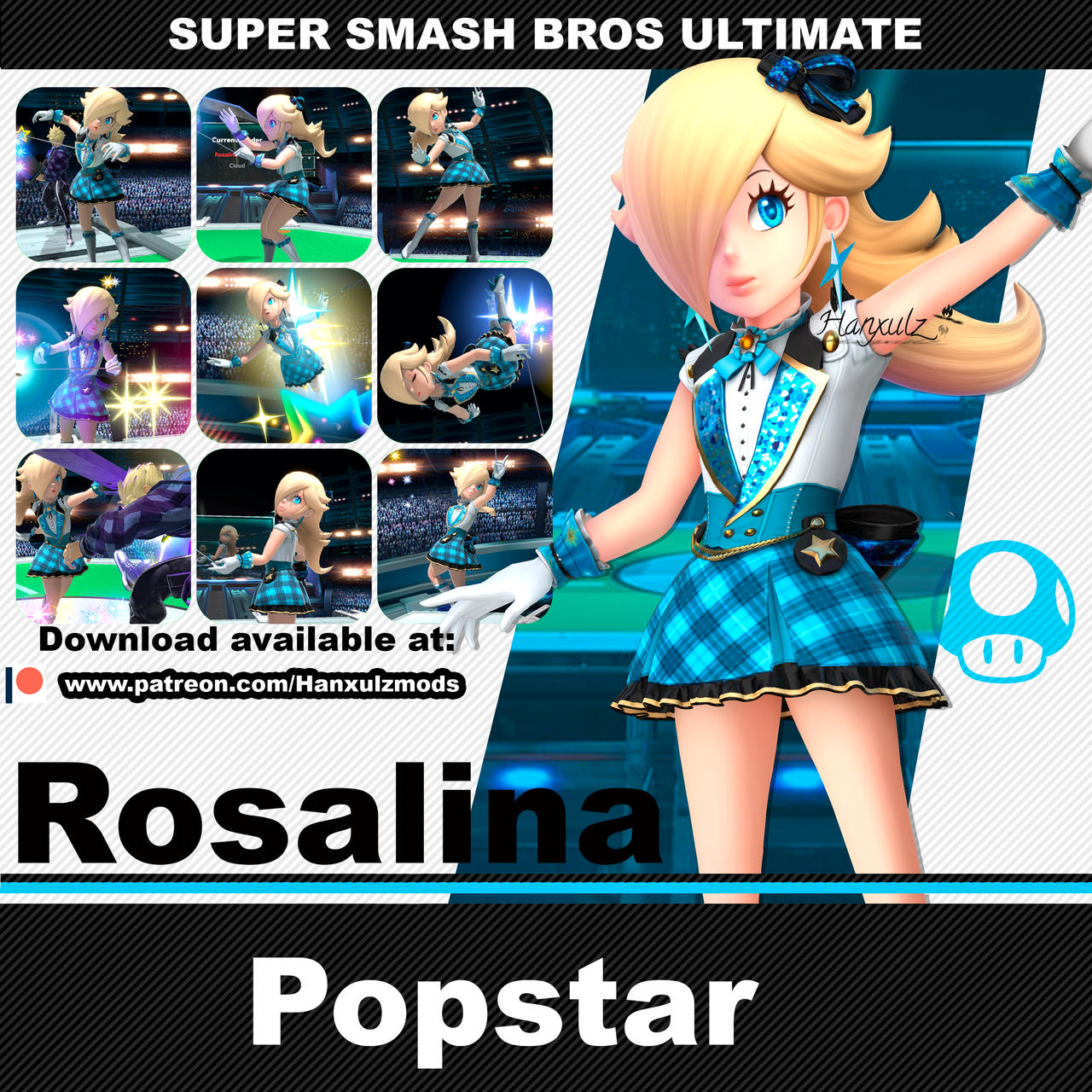 SSBU Mod: Rosalina (Popstar) by Hanxulz on DeviantArt