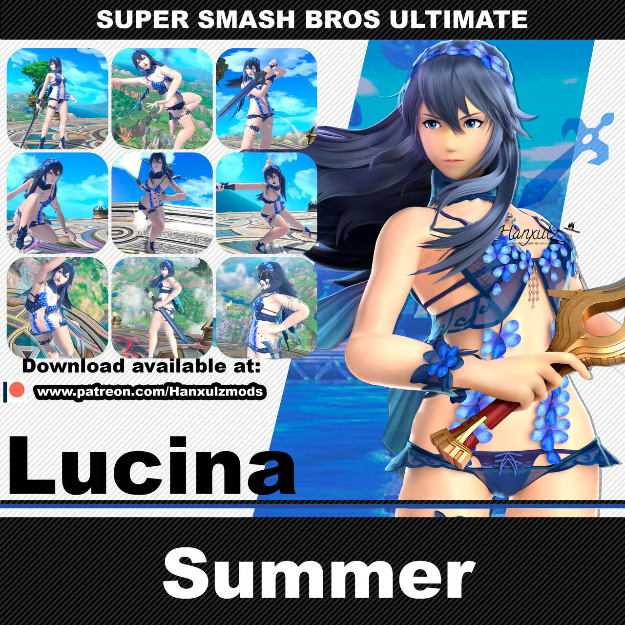 SSBU Mod Lucina (Summer) by Hanxulz on DeviantArt