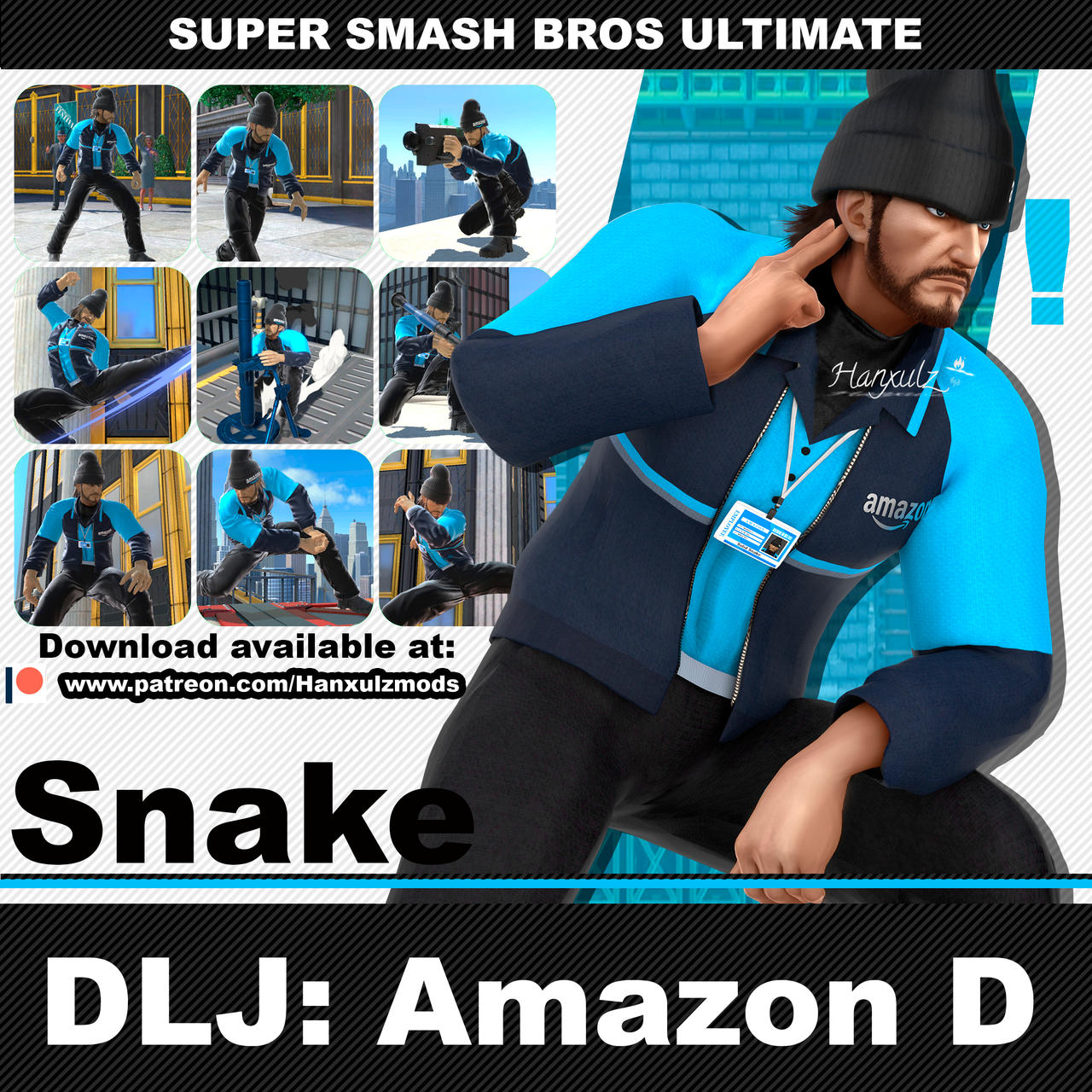 SSBU Mod Snake Daily Life Jobs Amazon Driver By Hanxulz On DeviantArt ssbu-mod-snake-daily-life-jobs-amazon-driver-by-hanxulz-on-deviantart