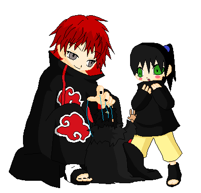 Saskura and Sasori