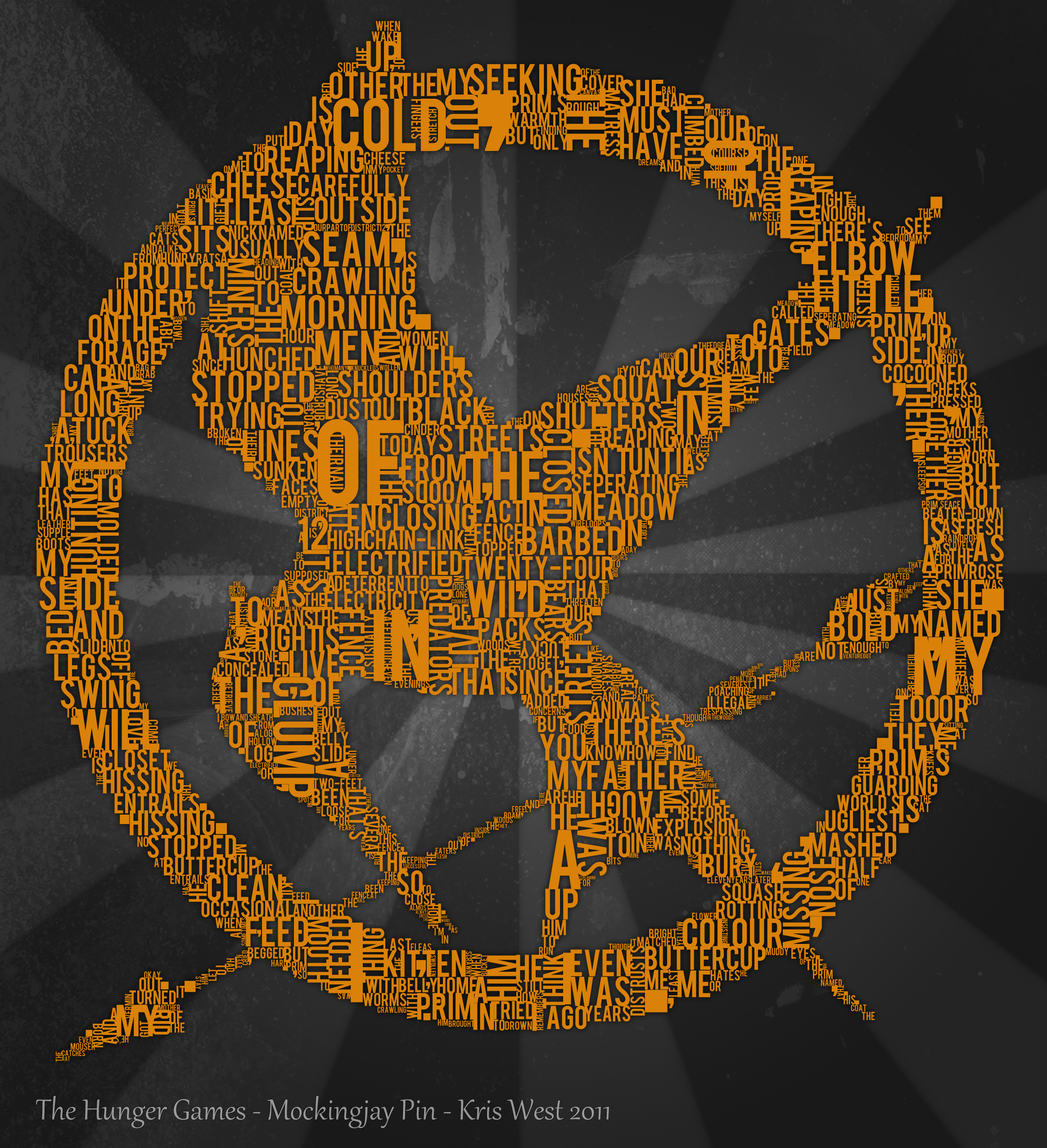 Mockingjay Typography